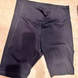 All in Motion Black Bike Shorts High-Rise Performance